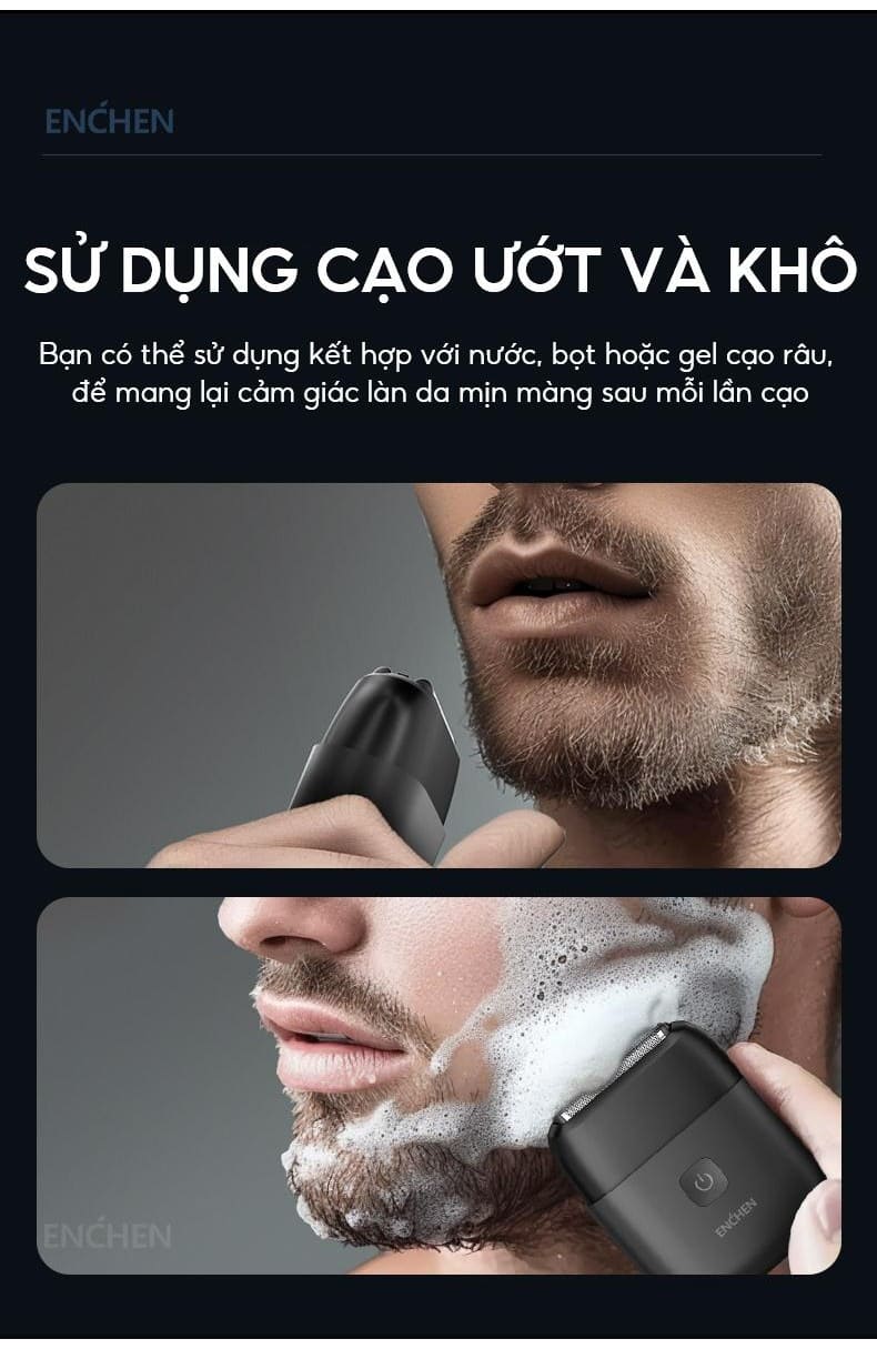 máy cạo râu enchen ms002